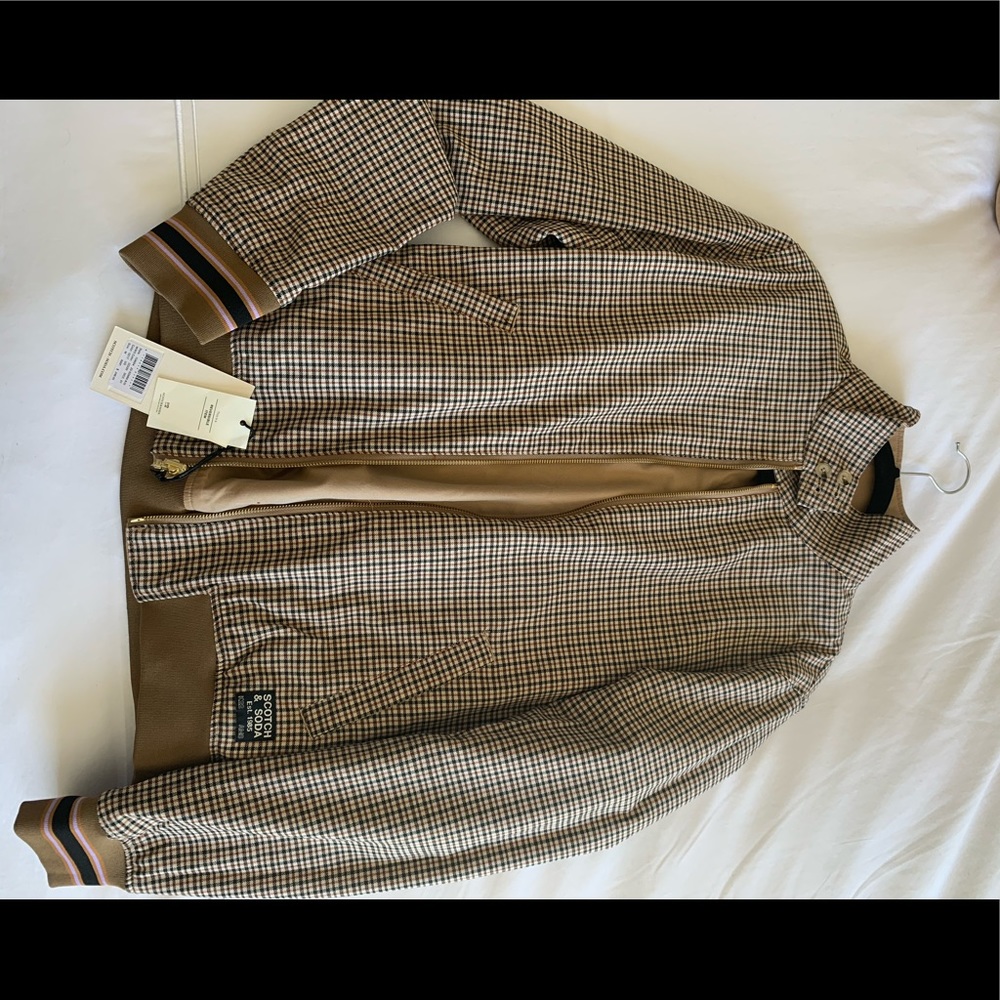 BRAND NEW! Scotch & Soda Reversible Zip Jacket